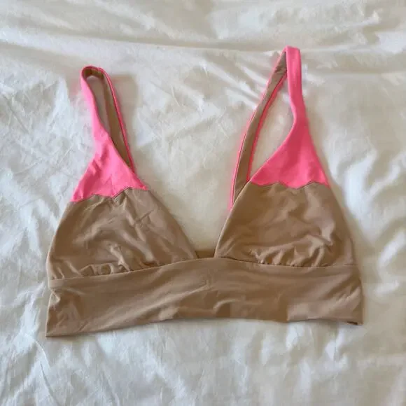 Boys + Arrows Shelby The Shipwreck Barefoot Bikini Top Size L - Picture 1 of 4